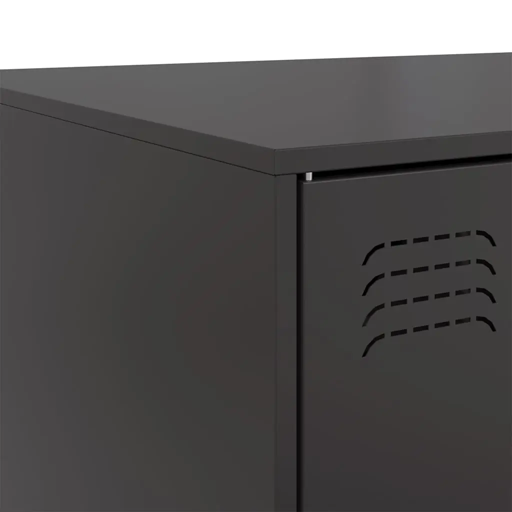 Coffee Table Cold-Rolled Steel 67W x 50D x 44H cm Black