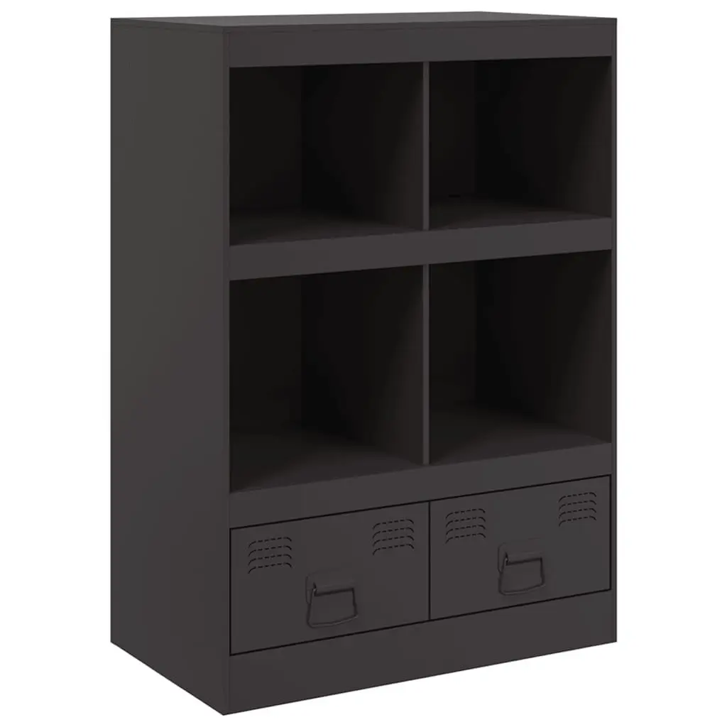 Sideboard Steel Frame 67x39x95 cm Black