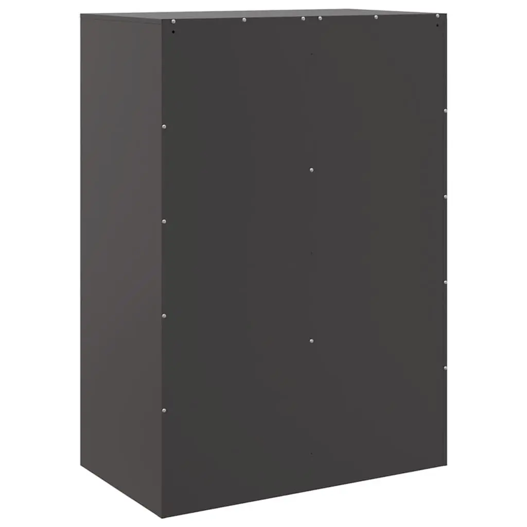 Sideboard Steel Frame 67x39x95 cm Black