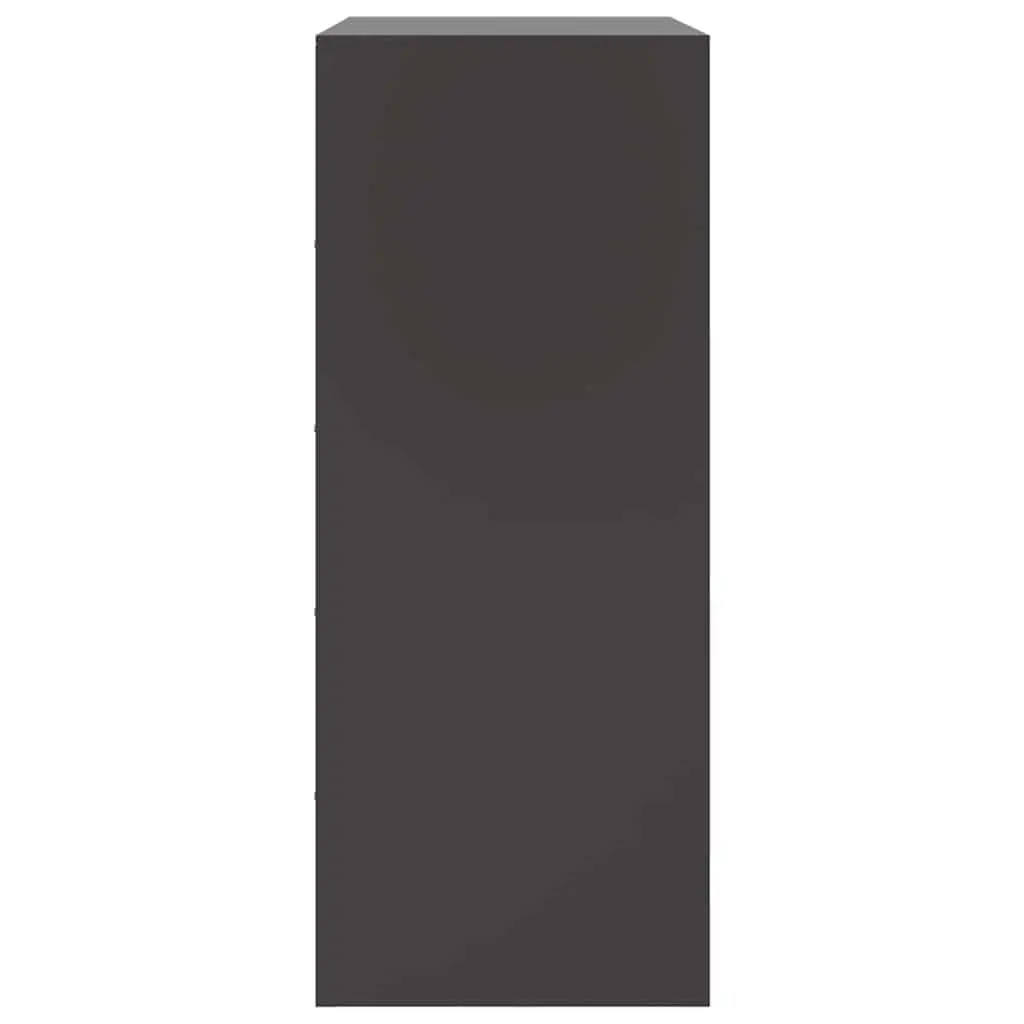 Sideboard Steel Frame 67x39x95 cm Black