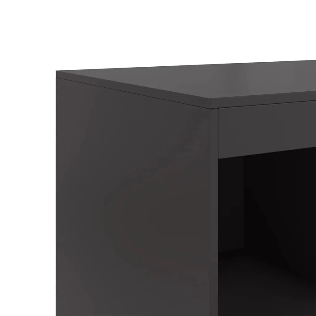 Sideboard Steel Frame 67x39x95 cm Black
