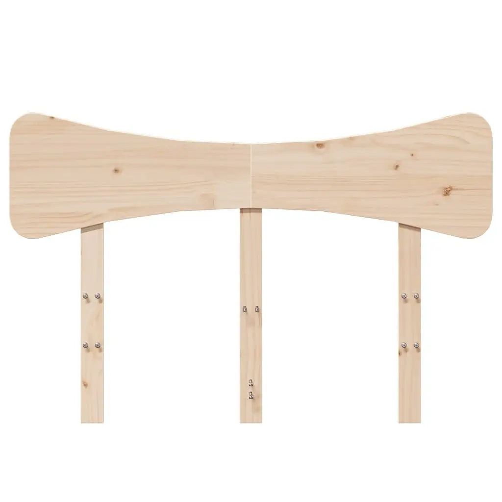 Solid Pine Wood Headboard 135 cm for Bed Frames