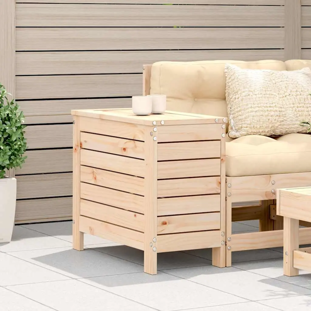 Outdoor Footstool Ottoman Garden Patio Seat Wood Furniture Relaxation