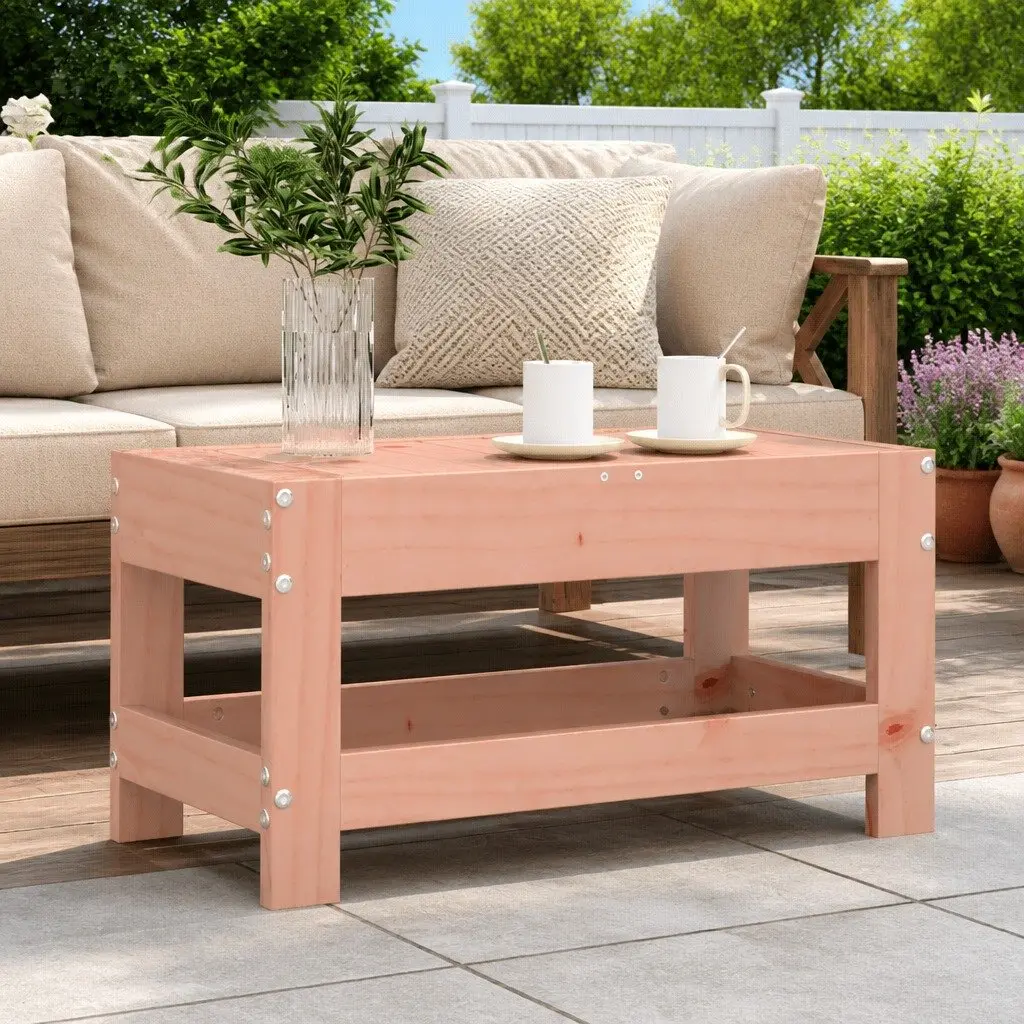 Solid Wood Garden Footstool for Outdoor Relaxation