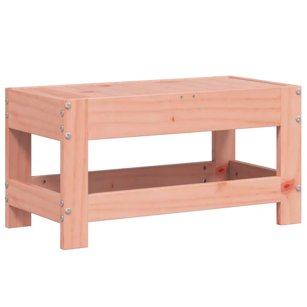 Solid Wood Garden Footstool for Outdoor Relaxation
