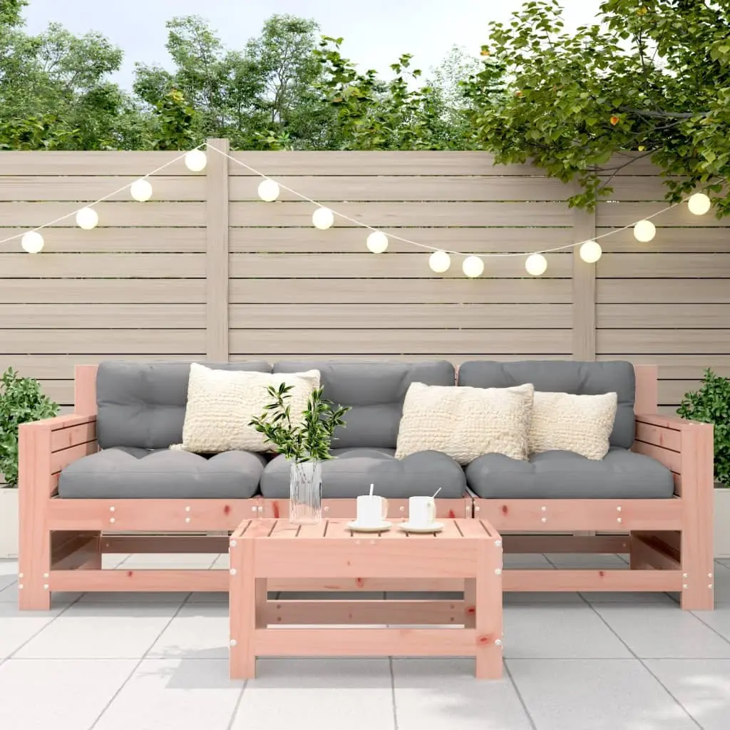Solid Wood Garden Footstool for Outdoor Relaxation