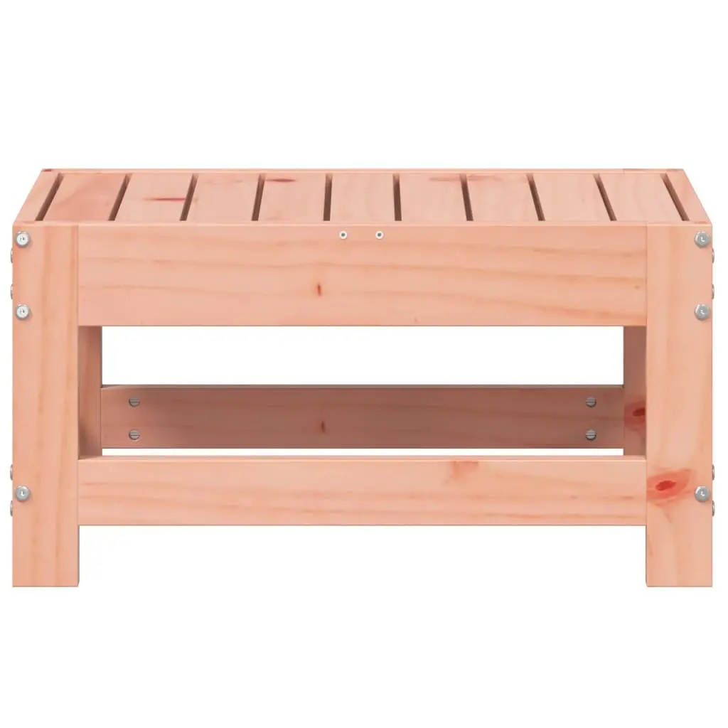 Solid Wood Garden Footstool for Outdoor Relaxation