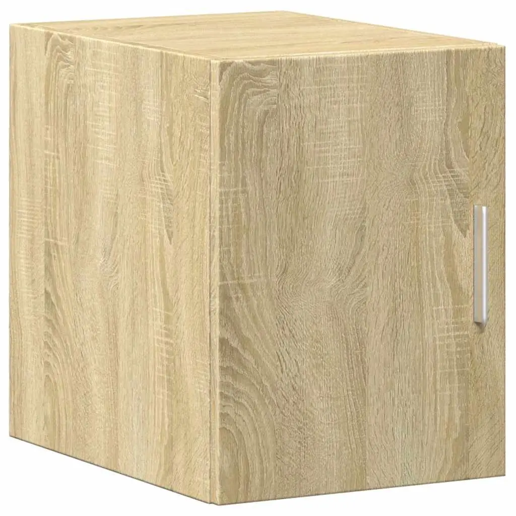 Wall Cabinet in Brown Engineered Wood