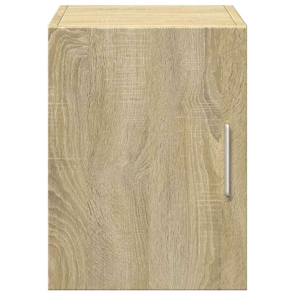 Wall Cabinet in Brown Engineered Wood