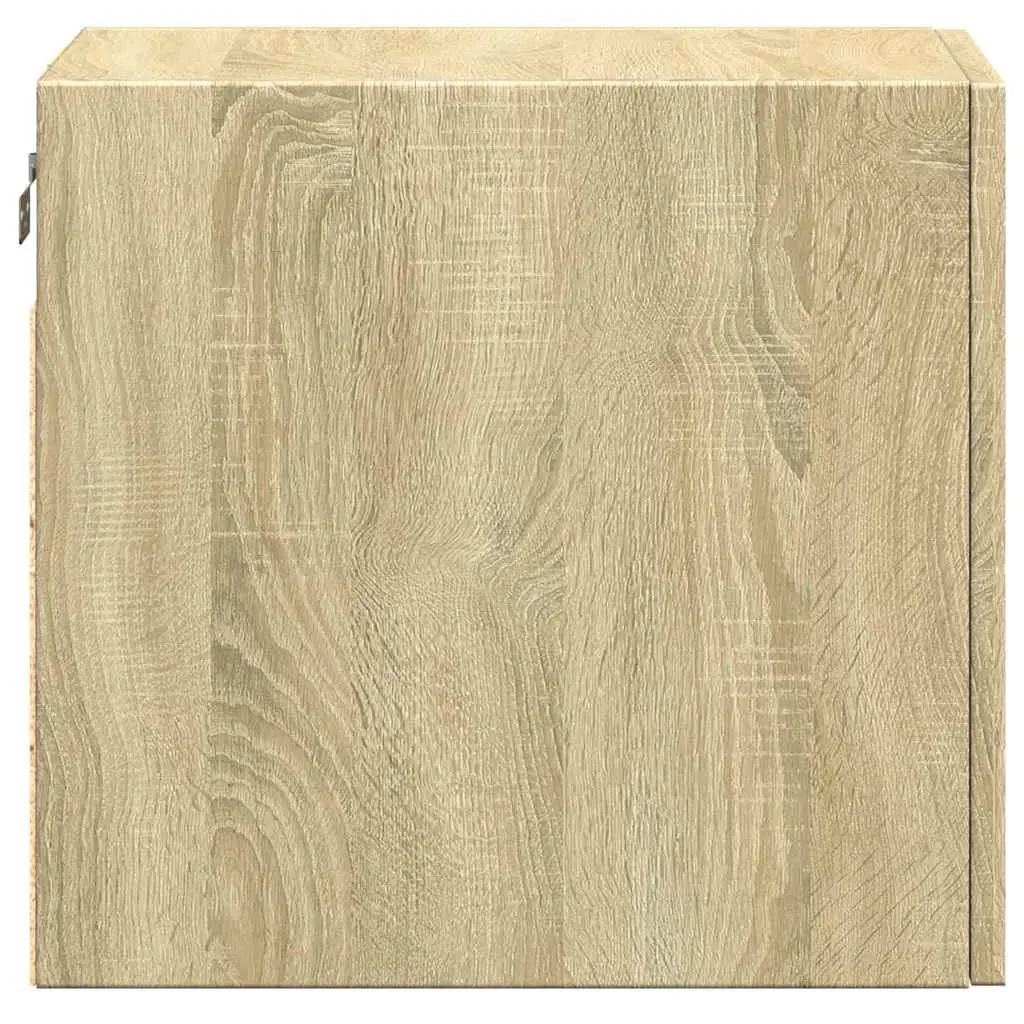 Wall Cabinet in Brown Engineered Wood