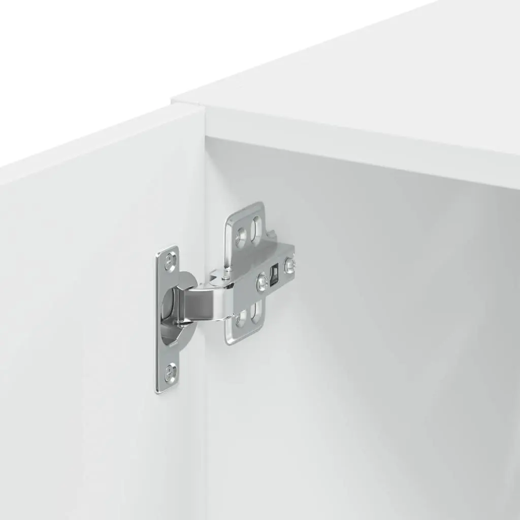 Wall Cabinet in White Engineered Wood