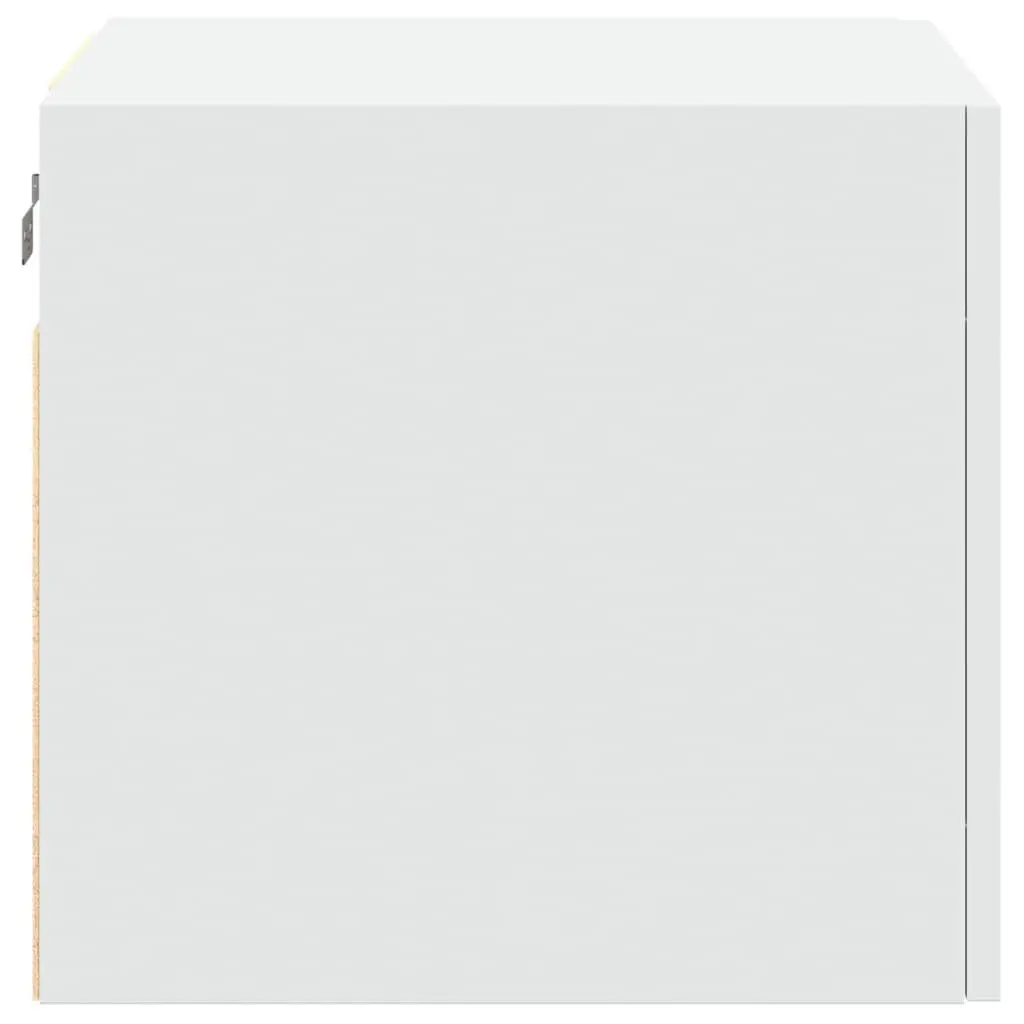 Wall Cabinet White Storage Floating Hanging Shelving Organizer Furniture