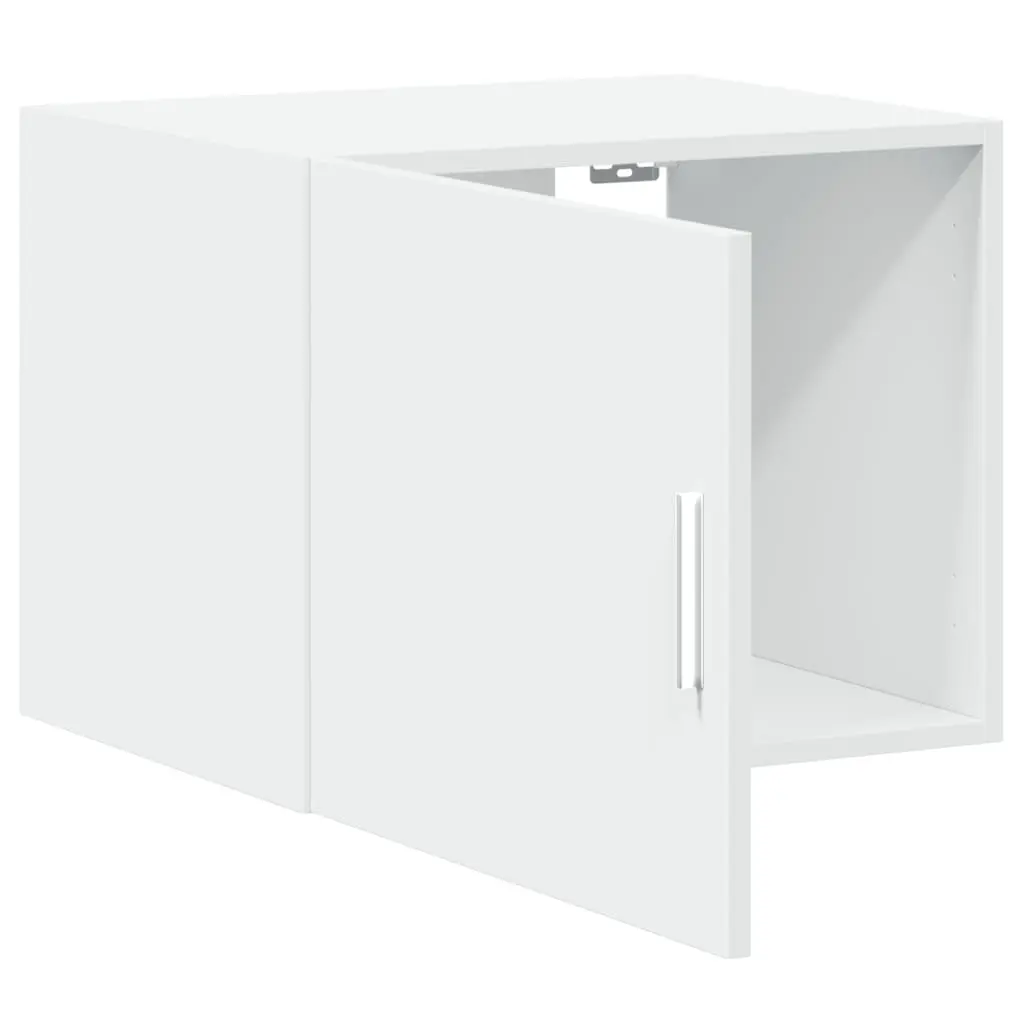Wall Cabinet White Storage Floating Hanging Shelving Organizer Furniture