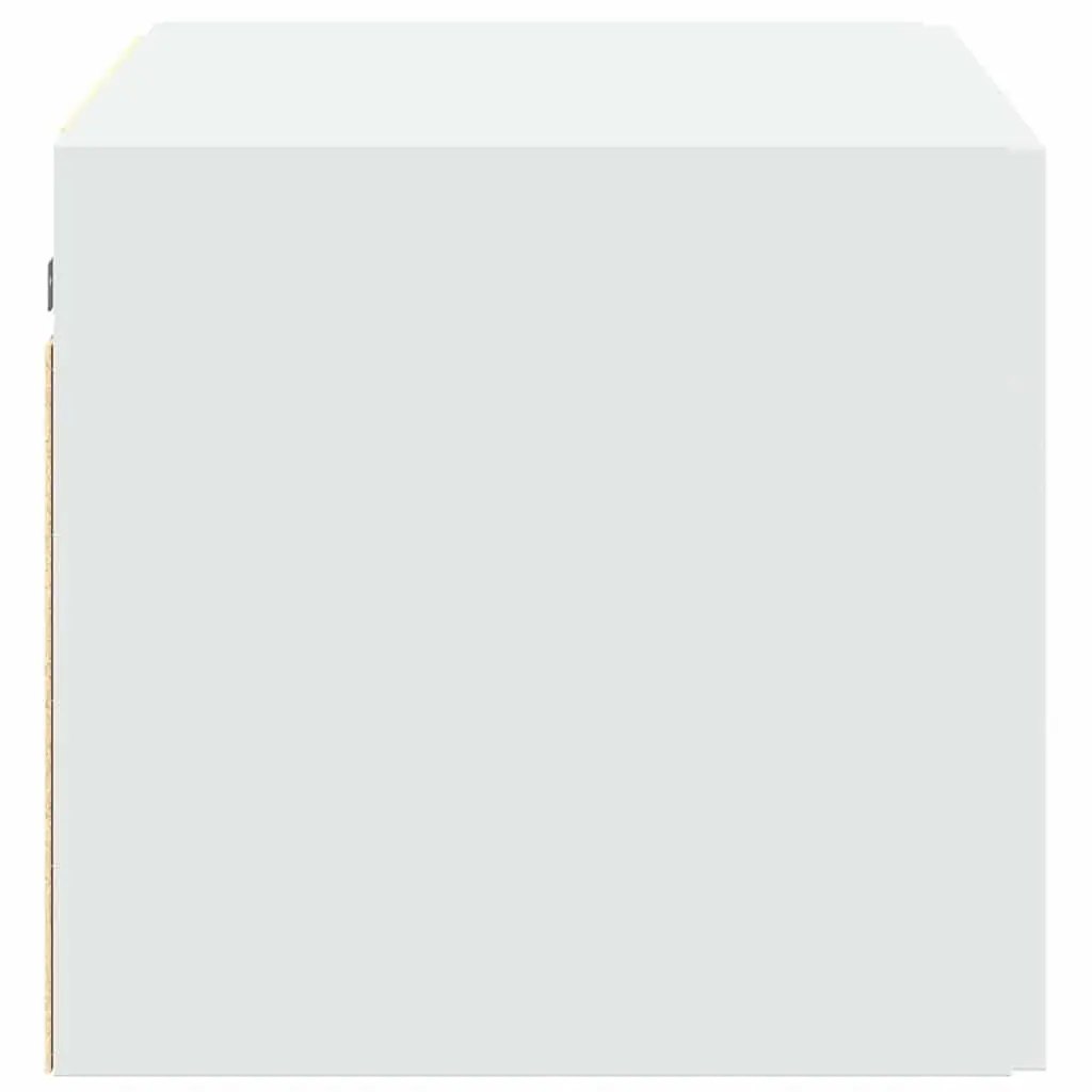 White Engineered Wood Wall Cabinet with Ample Storage