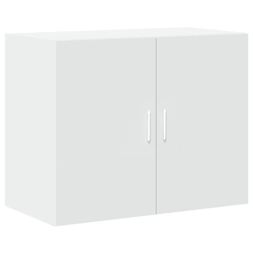 White Engineered Wood Wall Cabinet