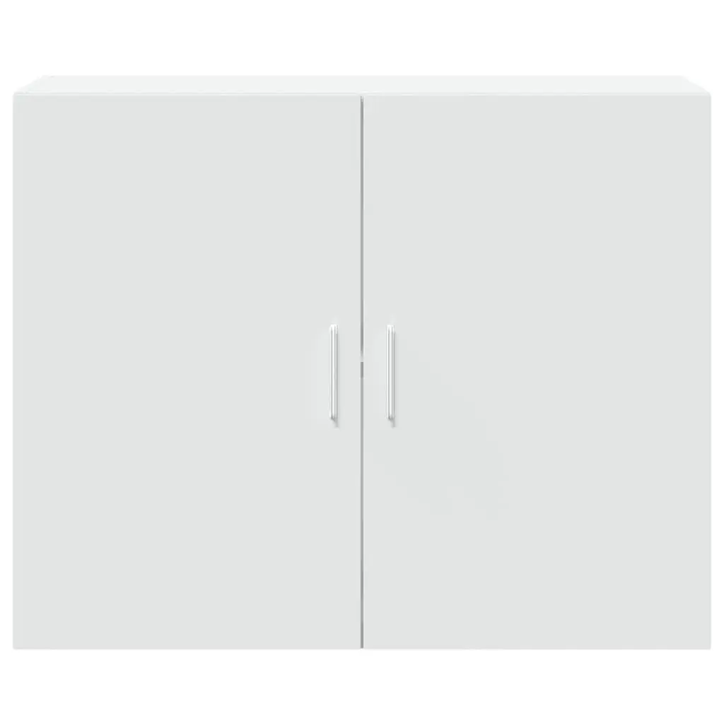 White Engineered Wood Wall Cabinet