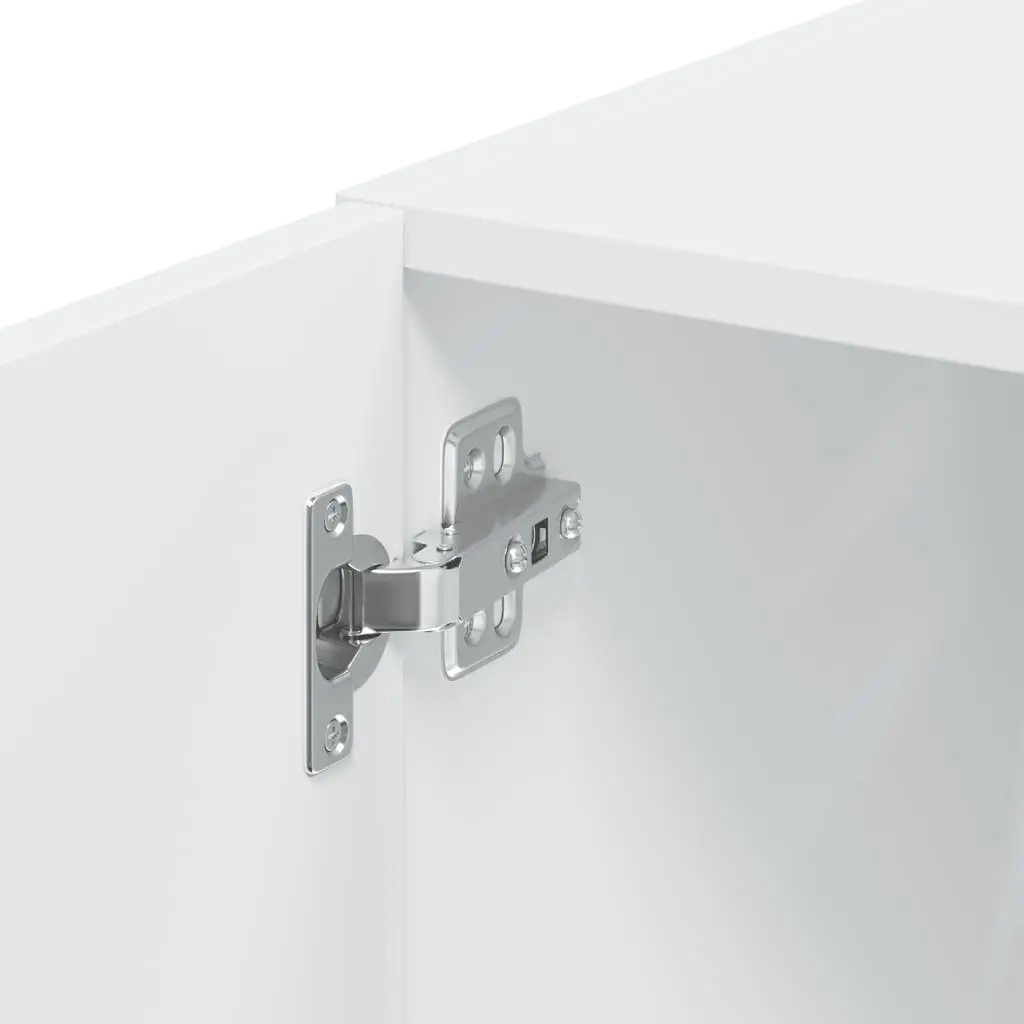 White Engineered Wood Wall Cabinet