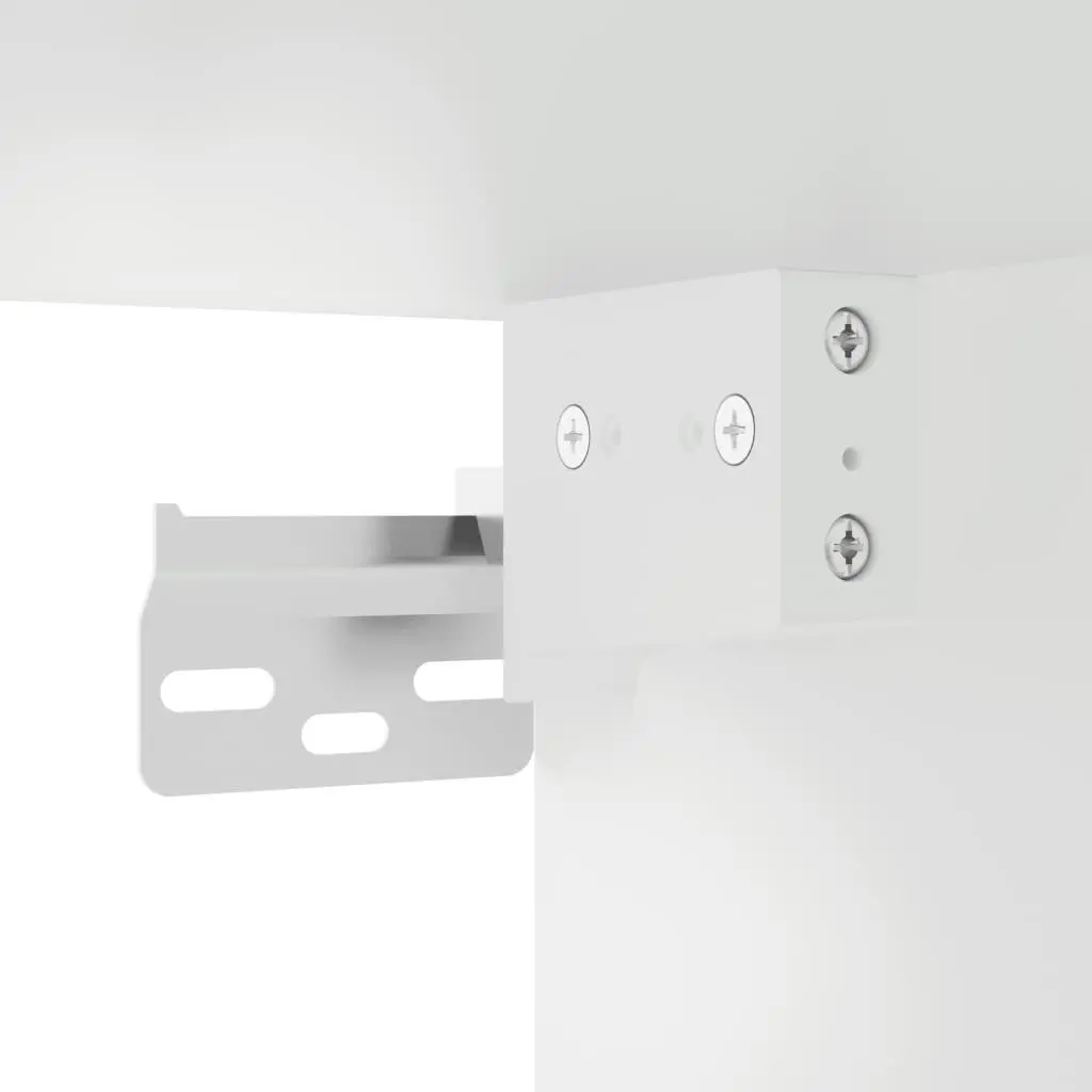 White Engineered Wood Wall Cabinet