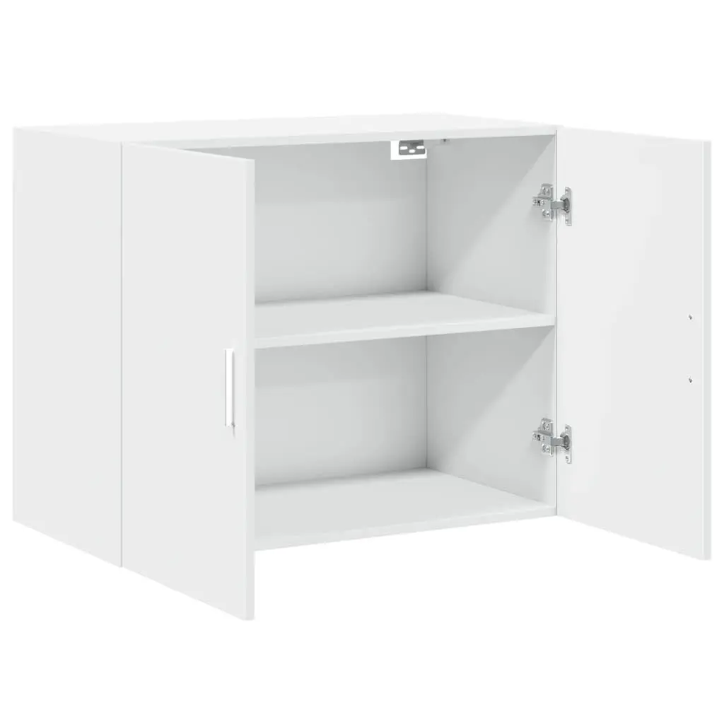 White Engineered Wood Wall Cabinet