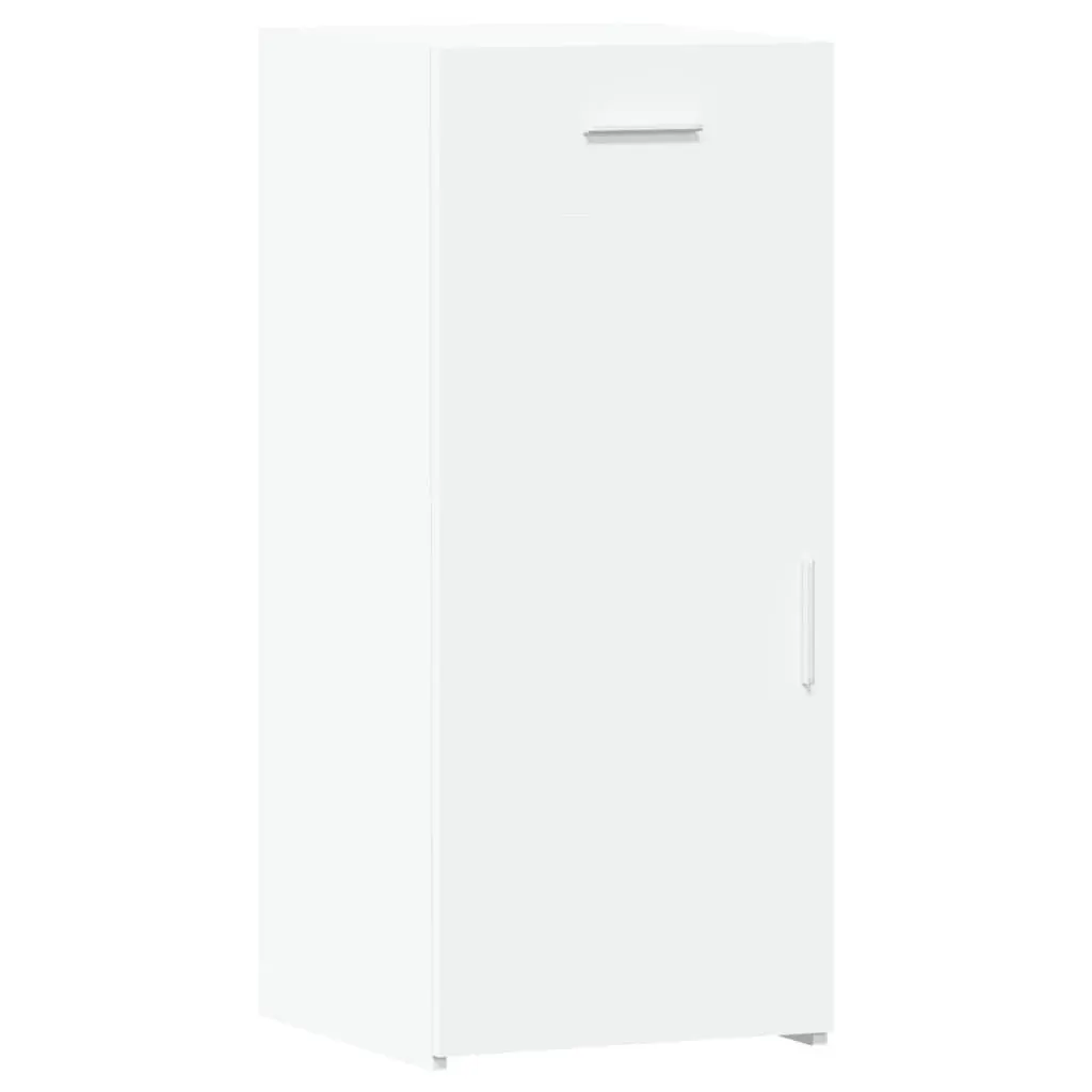 White Sideboard Storage Cabinet with Drawer Door