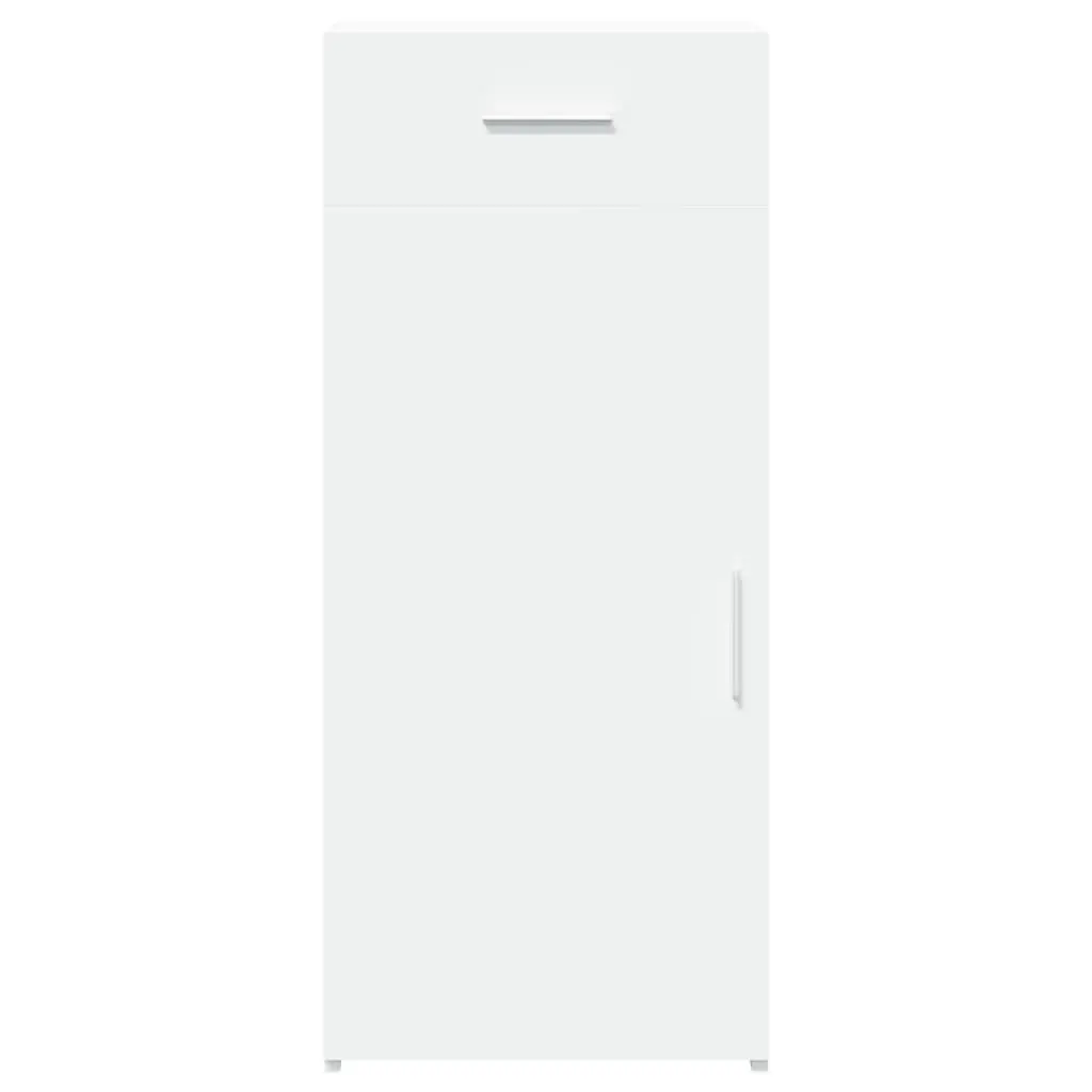 White Sideboard Storage Cabinet with Drawer Door