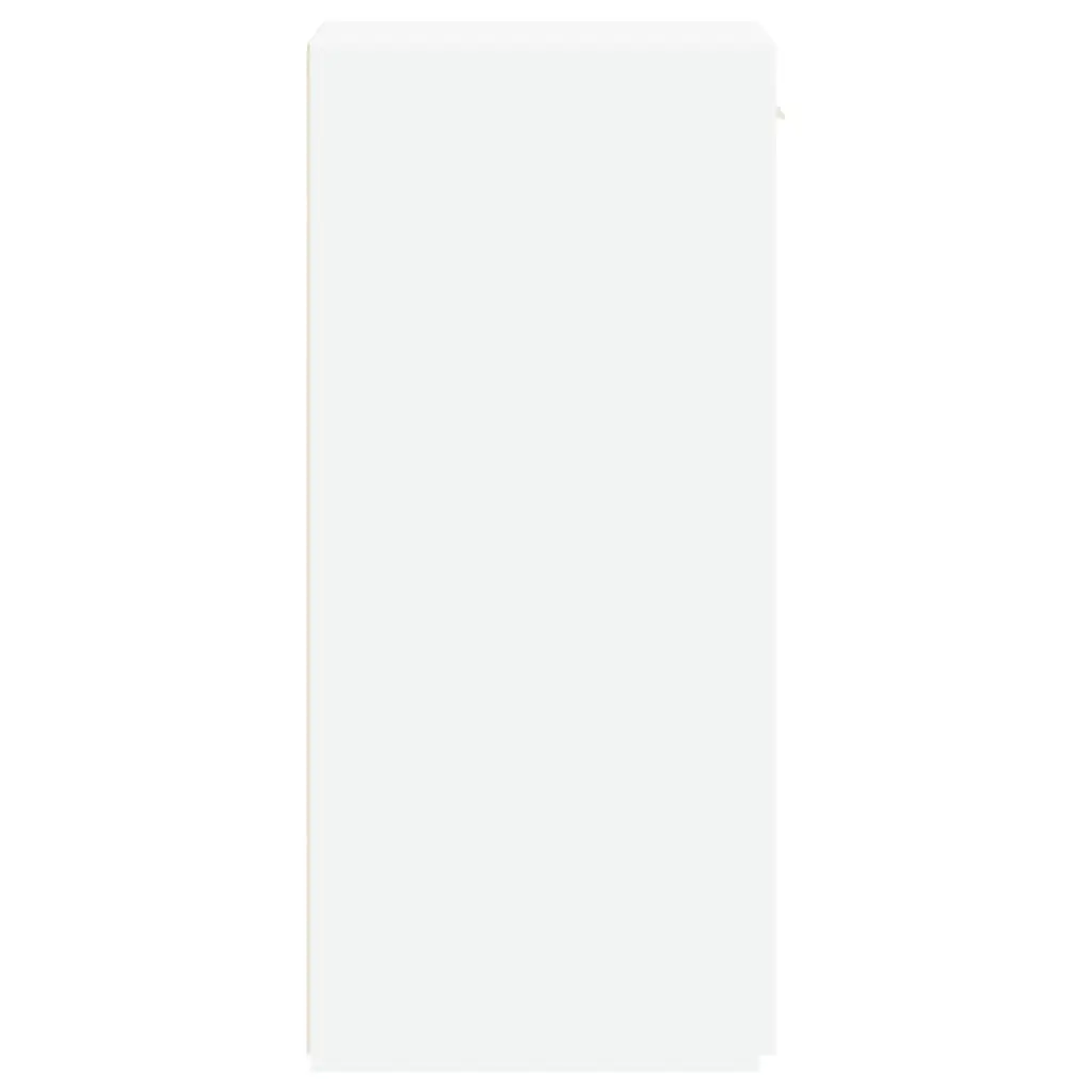 White Sideboard Storage Cabinet with Drawer Door