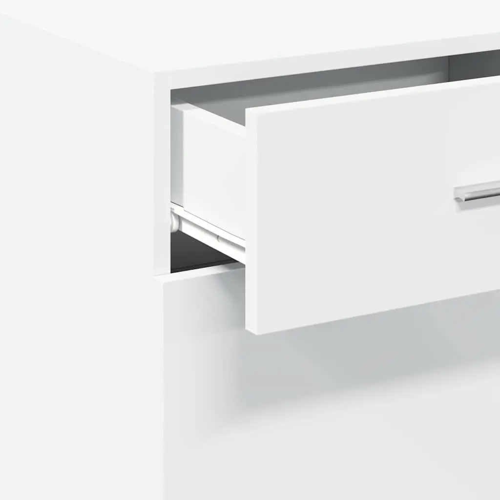 Sideboard Cabinet Engineered Wood 45 x 42.5 x 93 cm White