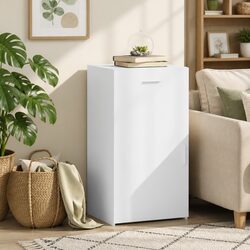 Durable White Sideboard Cabinet with Ample Storage