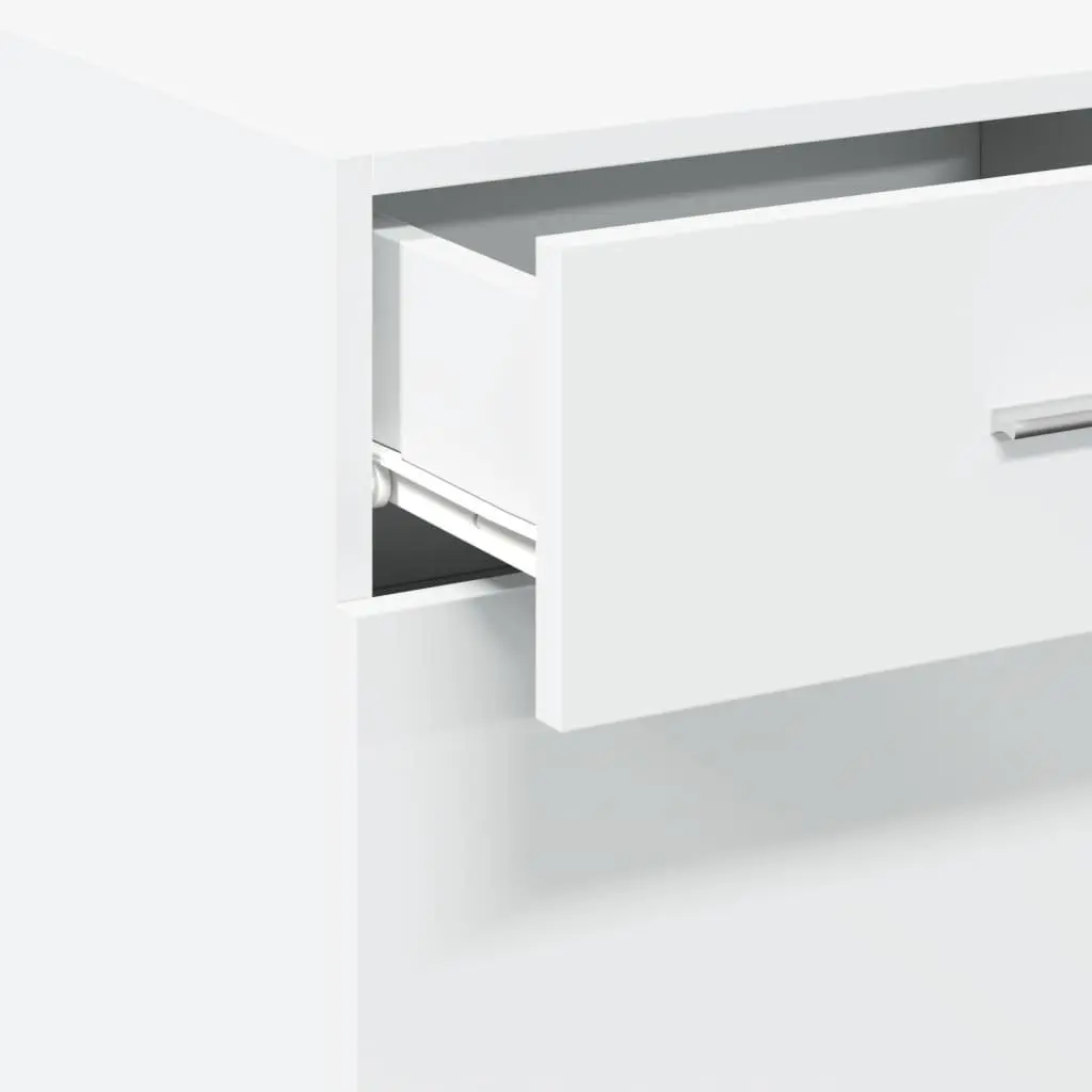 White Sideboard Cabinet with Ample Storage