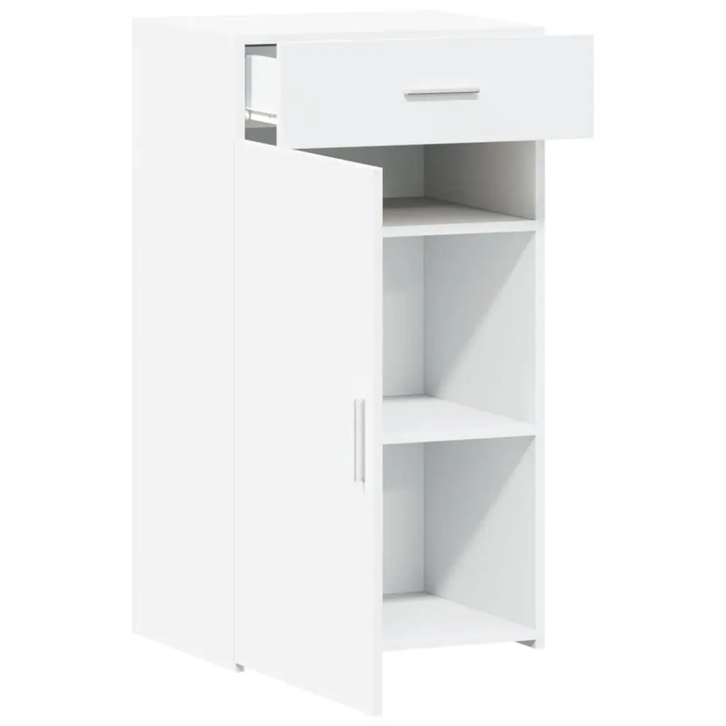 White Sideboard Cabinet with Ample Storage