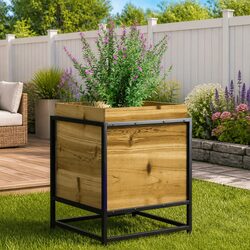 Sturdy Outdoor Garden Planter Box 40x40x50cm