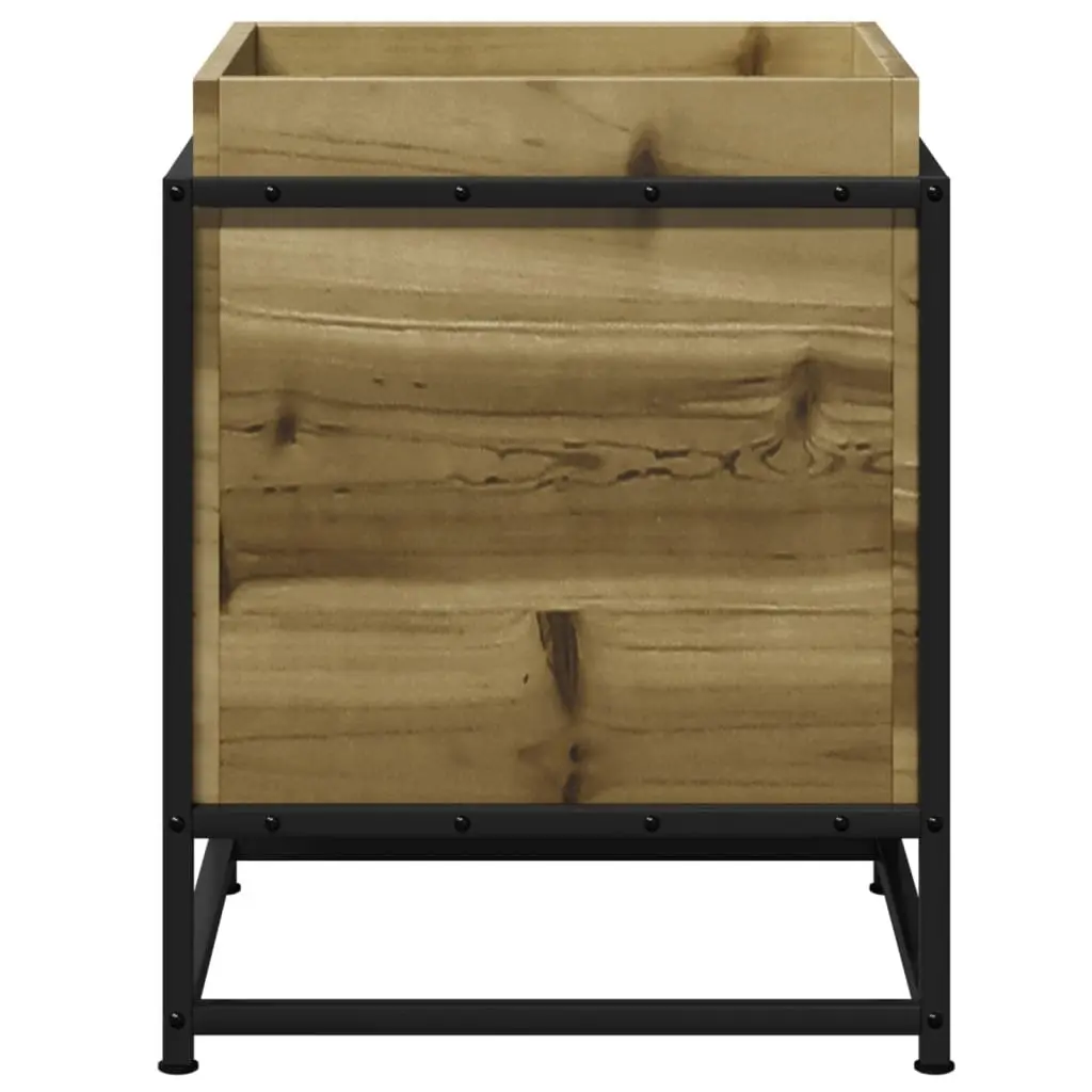 Garden Planter Box Impregnated Pine Wood 40x40x50cm Brown