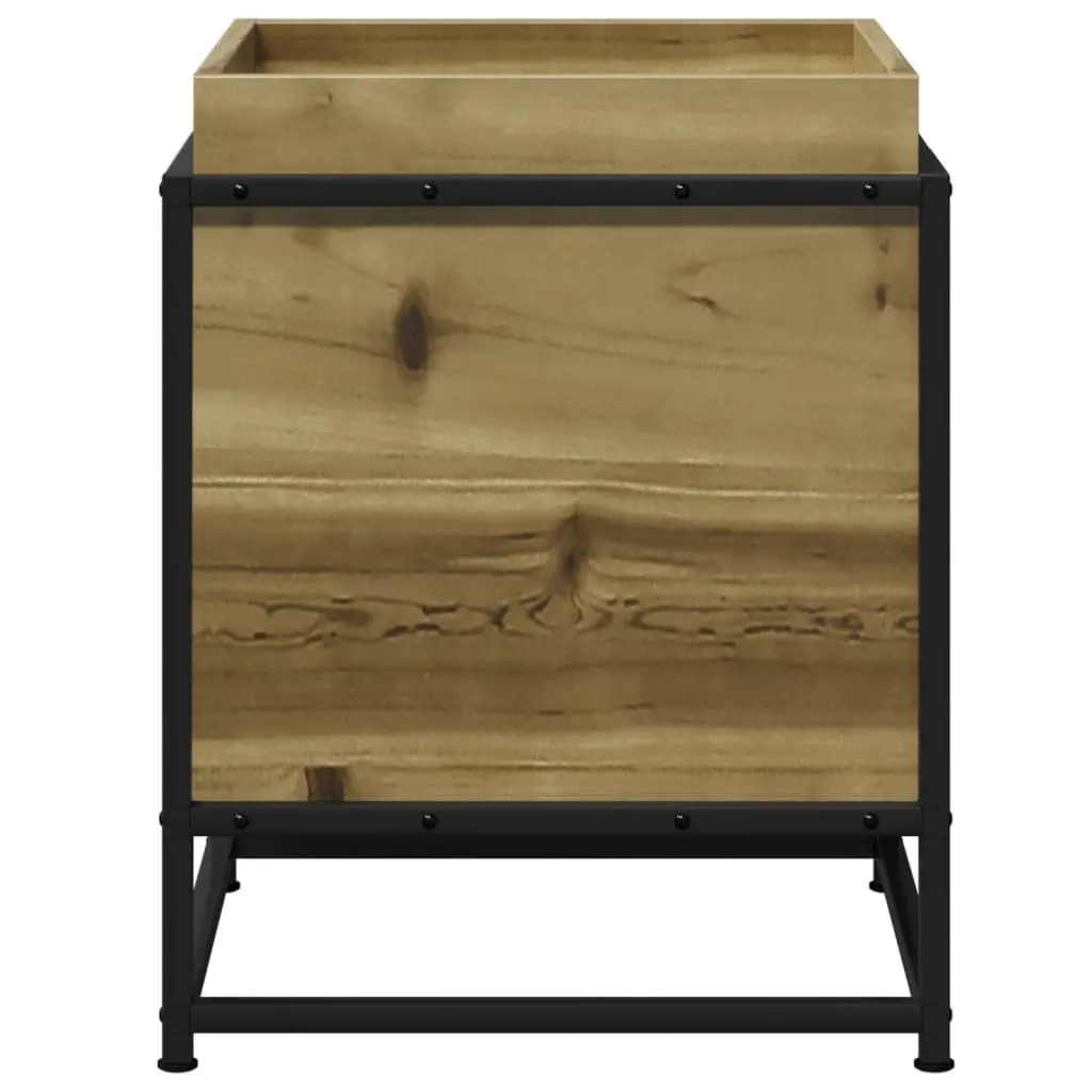 Garden Planter Box Impregnated Pine Wood 40x40x50cm Brown