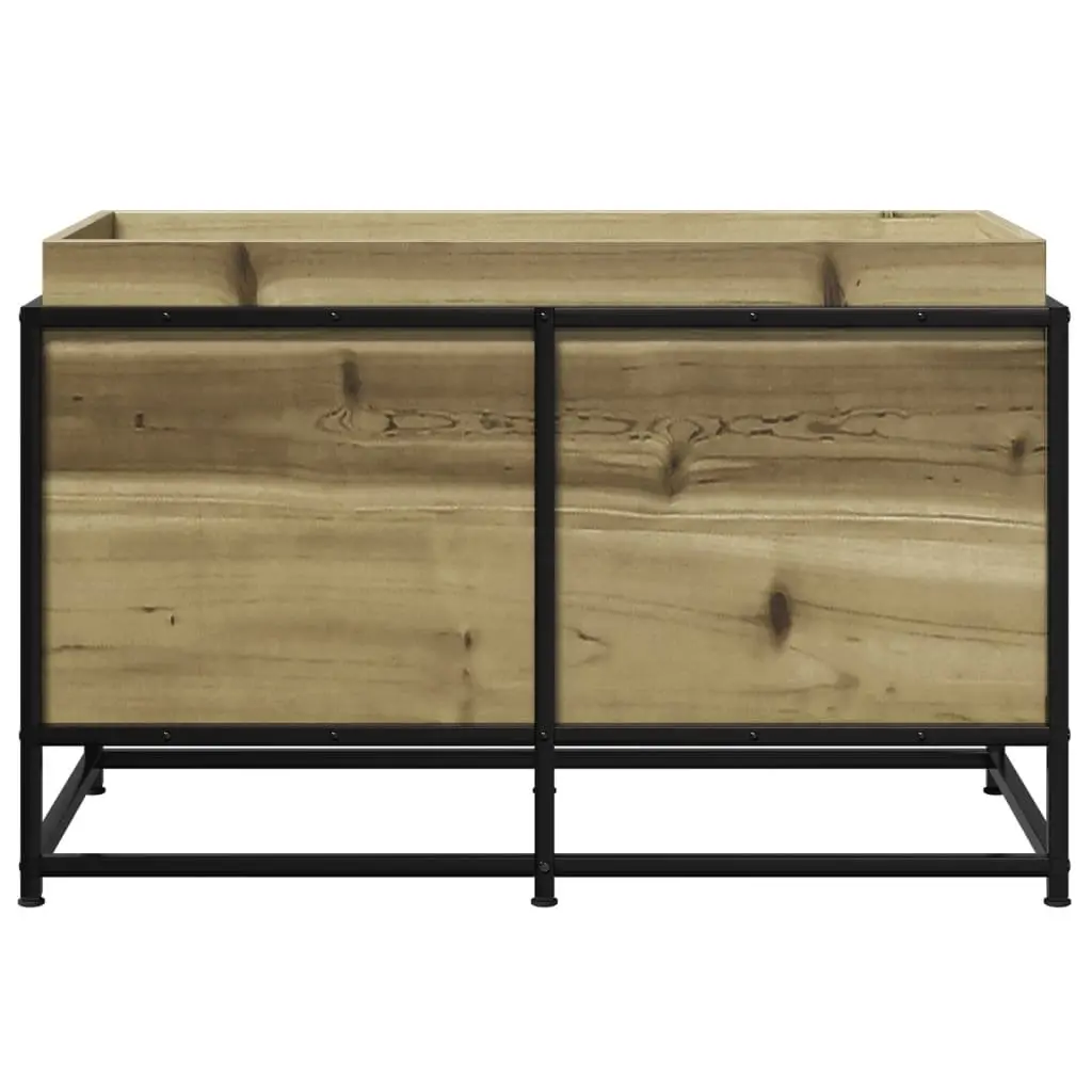 Garden Planter Box Impregnated Pine Wood 80x40x50cm Brown