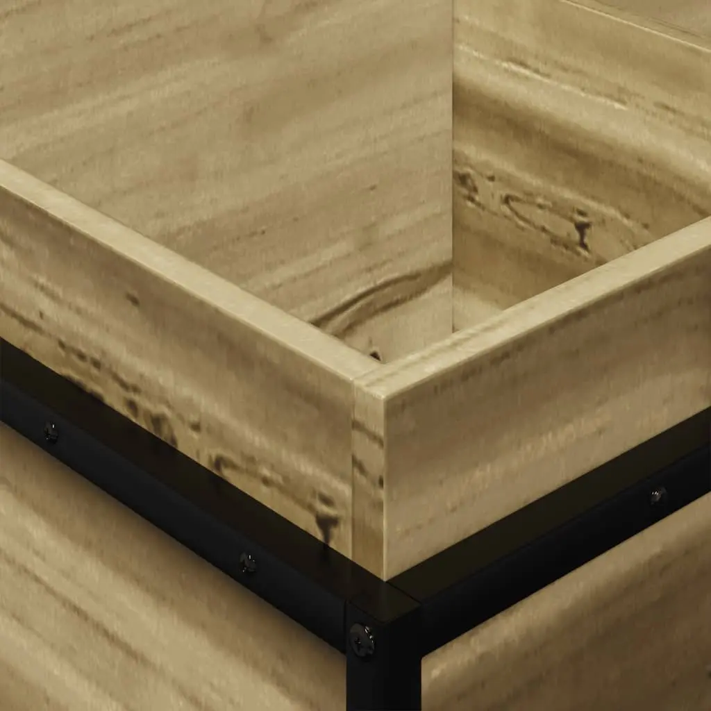 Garden Planter Box Impregnated Pine Wood 80x40x50cm Brown