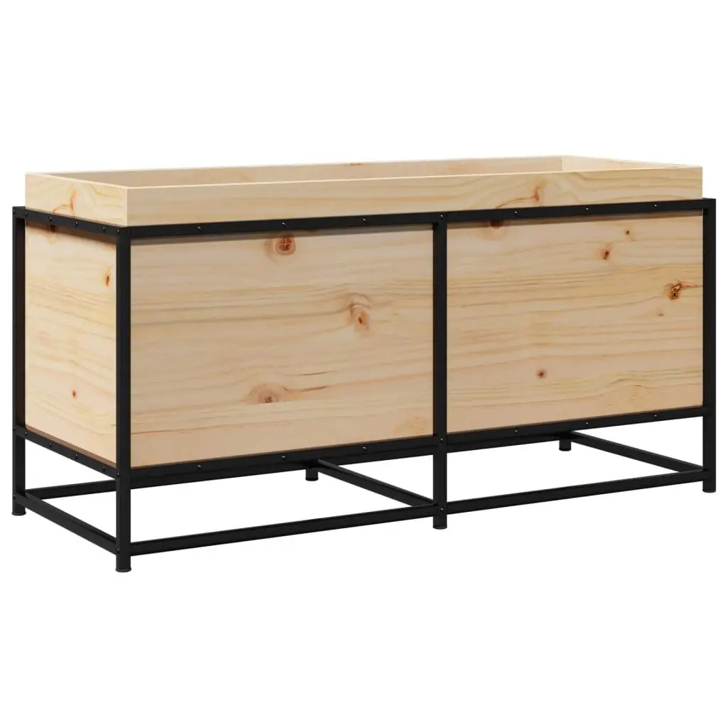 Solid Wood Pine Garden Planter Box for Outdoor Use
