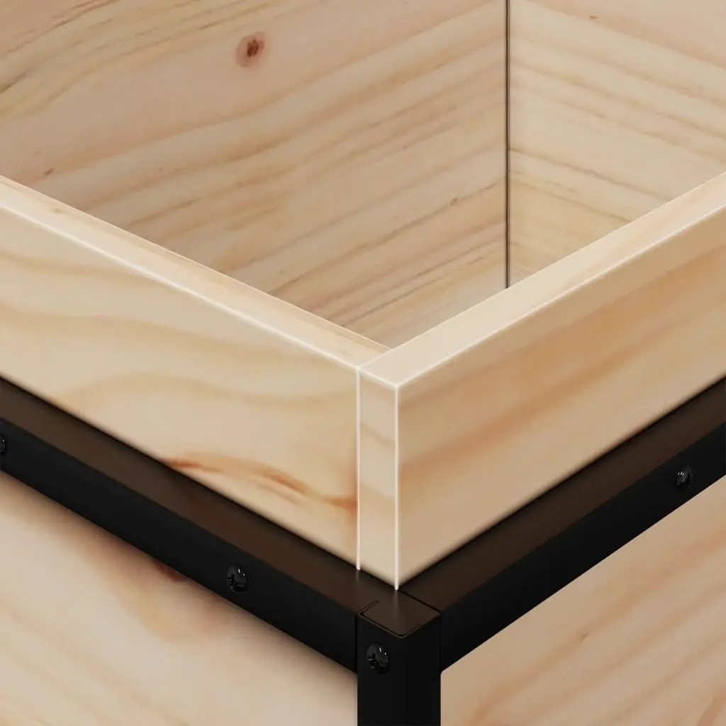 Solid Wood Pine Garden Planter Box for Outdoor Use
