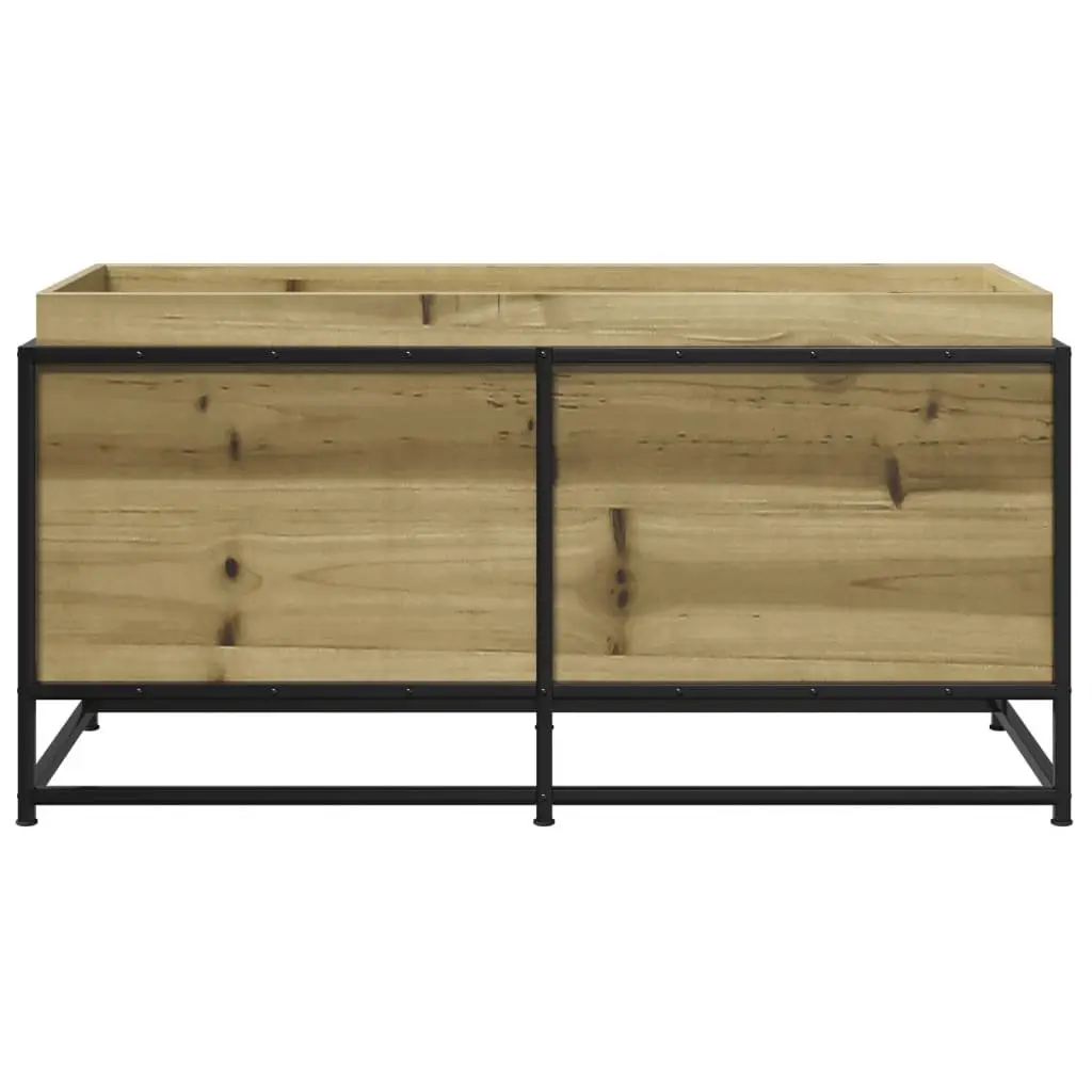 Garden Planter Box Impregnated Pine Wood 100x40x50cm Brown
