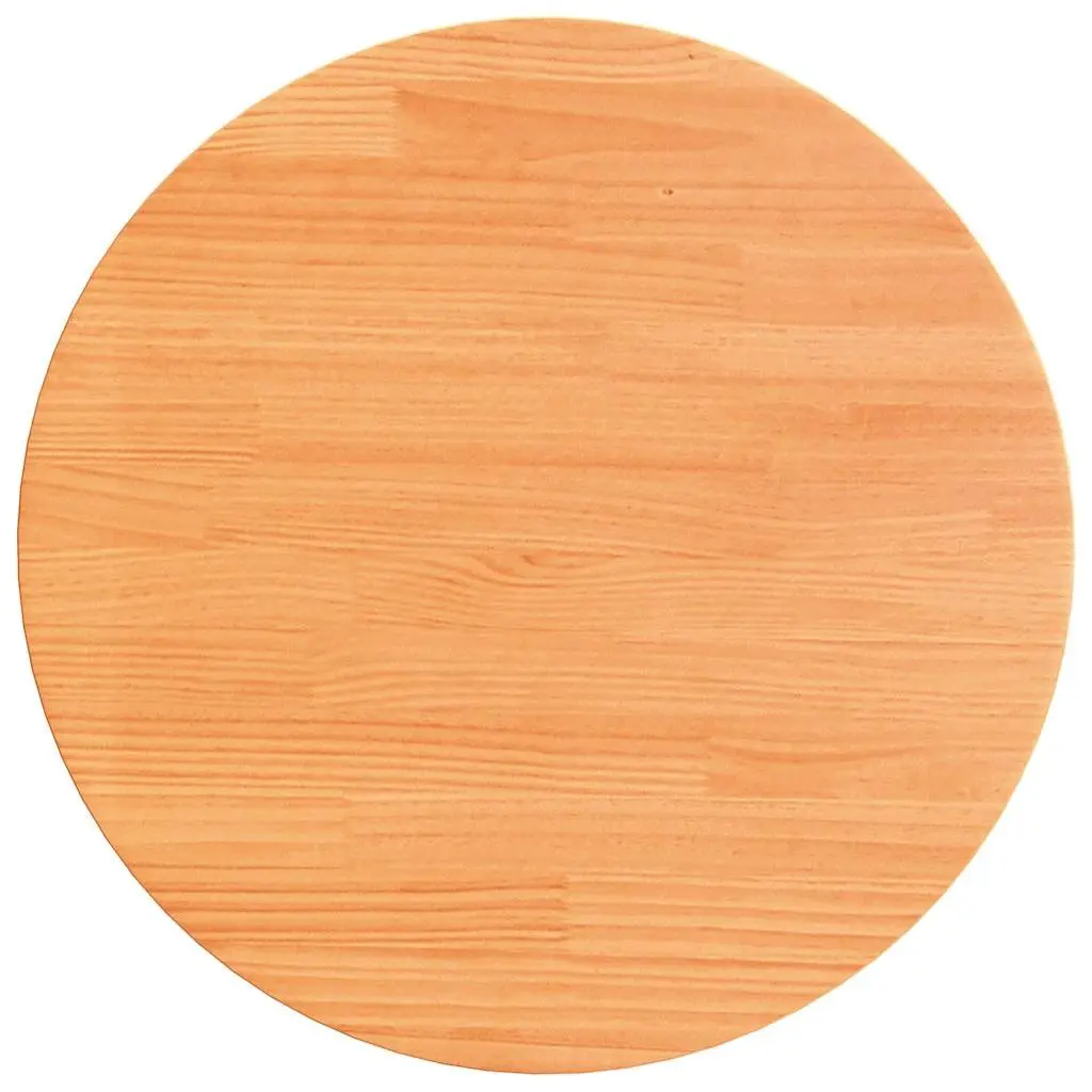 Round Brown Wooden Table Top for Indoor Use