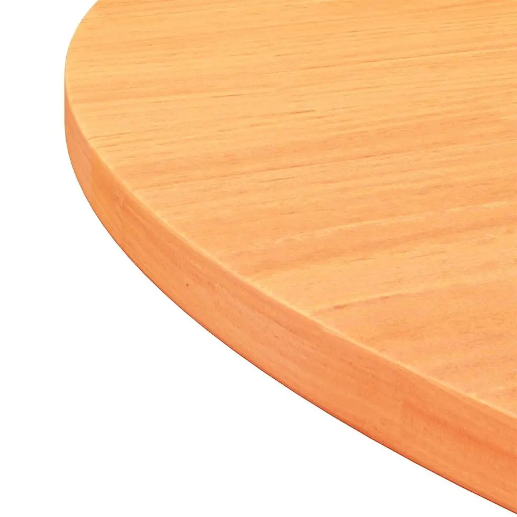 Brown Round Solid Pinewood Table Top Ø80cm