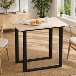 Solid Pine Wooden Table Top 80x50cm for Dining