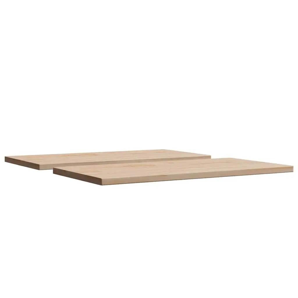 Solid Pine Wood Rectangular Table Top 90x45x1.7cm