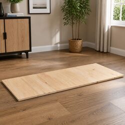 Set of 3 Pine Wood Rectangular Table Tops 80x53cm