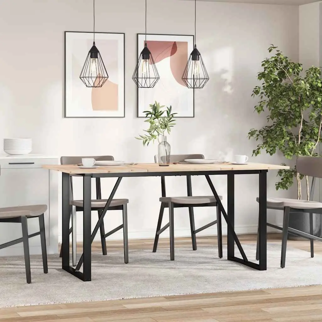 Set of 3 Pine Wood Rectangular Table Tops 80x53cm