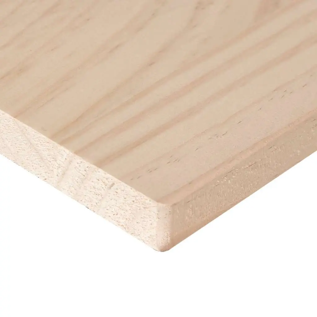 Set of 3 Pine Wood Rectangular Table Tops 80x53cm