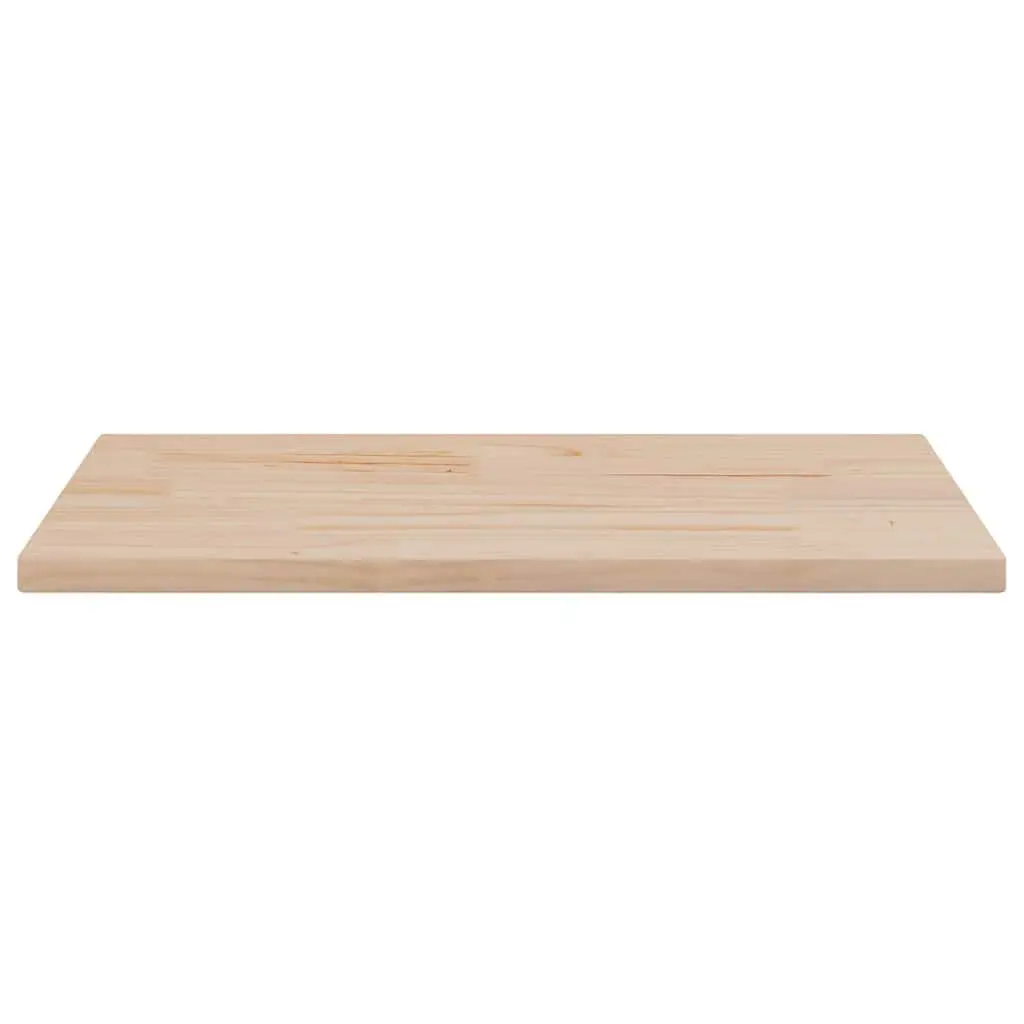 Rectangular Solid Pine Wooden Table Tops 2 pcs 60x30x2.5 cm