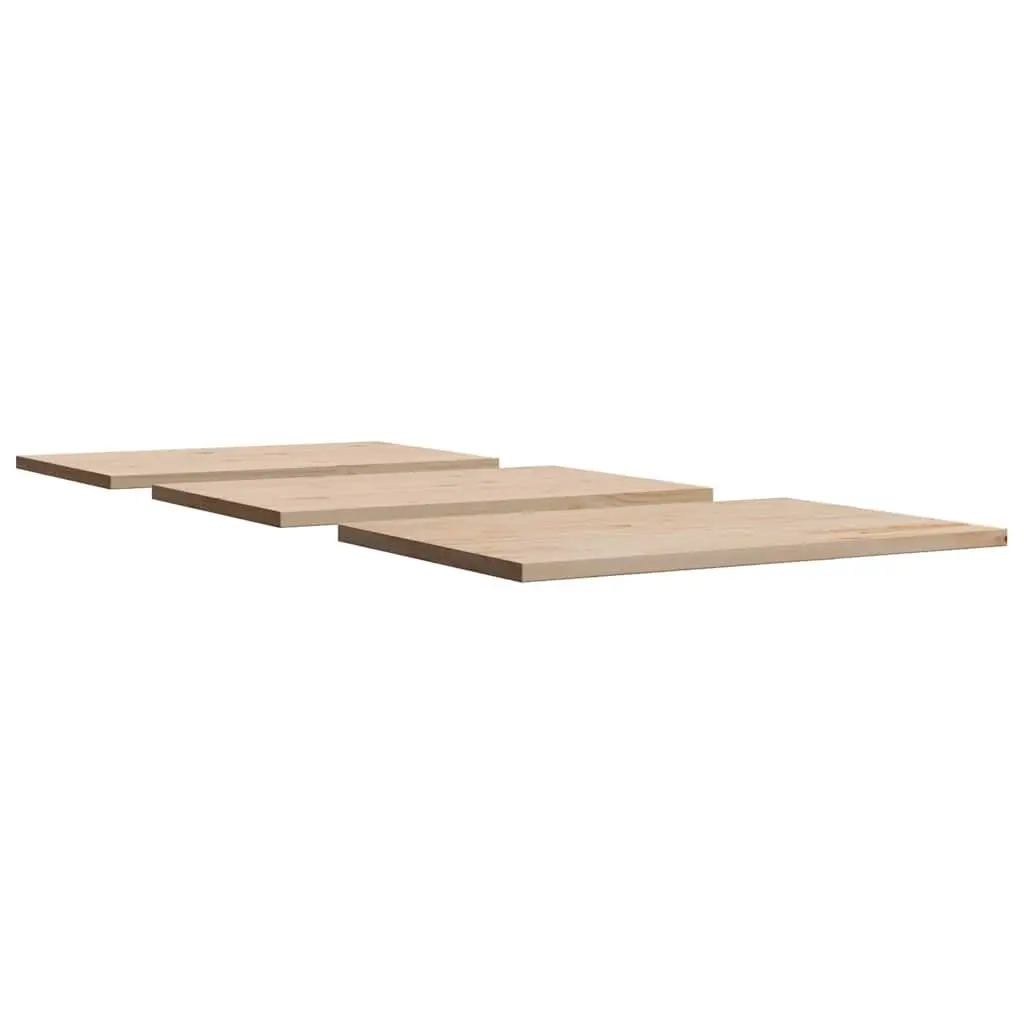 Rectangular Wooden Table Tops 80x53cm Solid Pine Wood Replacement Furniture Set