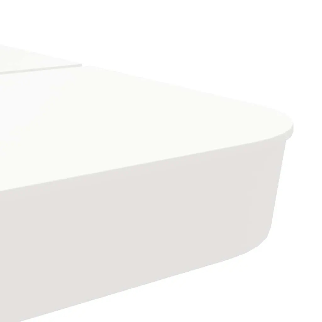 Parasol Base Set Polypropylene 4 Piece White