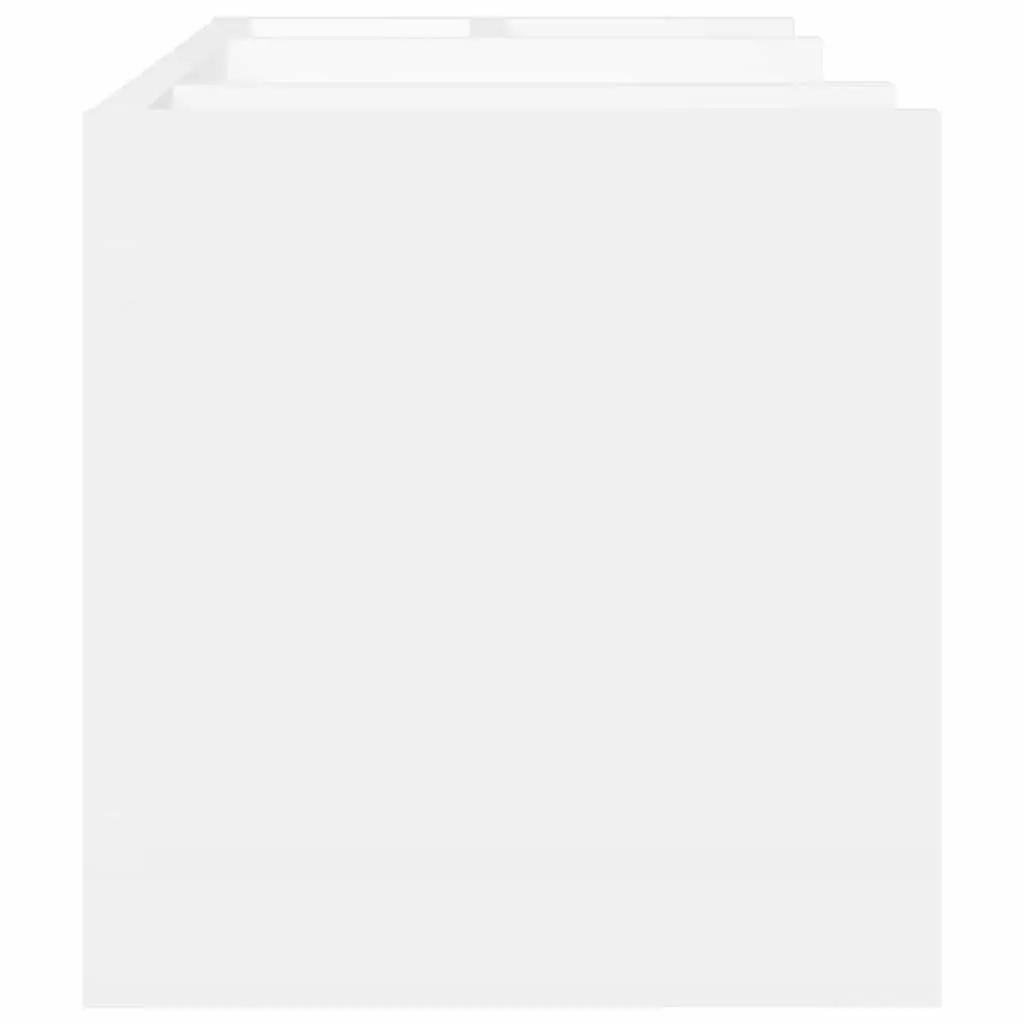 Desk Organiser Engineered Wood 44.5x24x25cm White