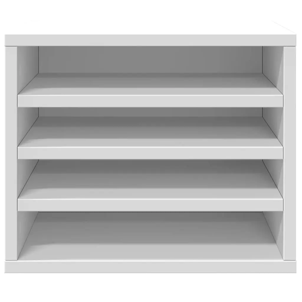 White Desk Organiser for Office Storage